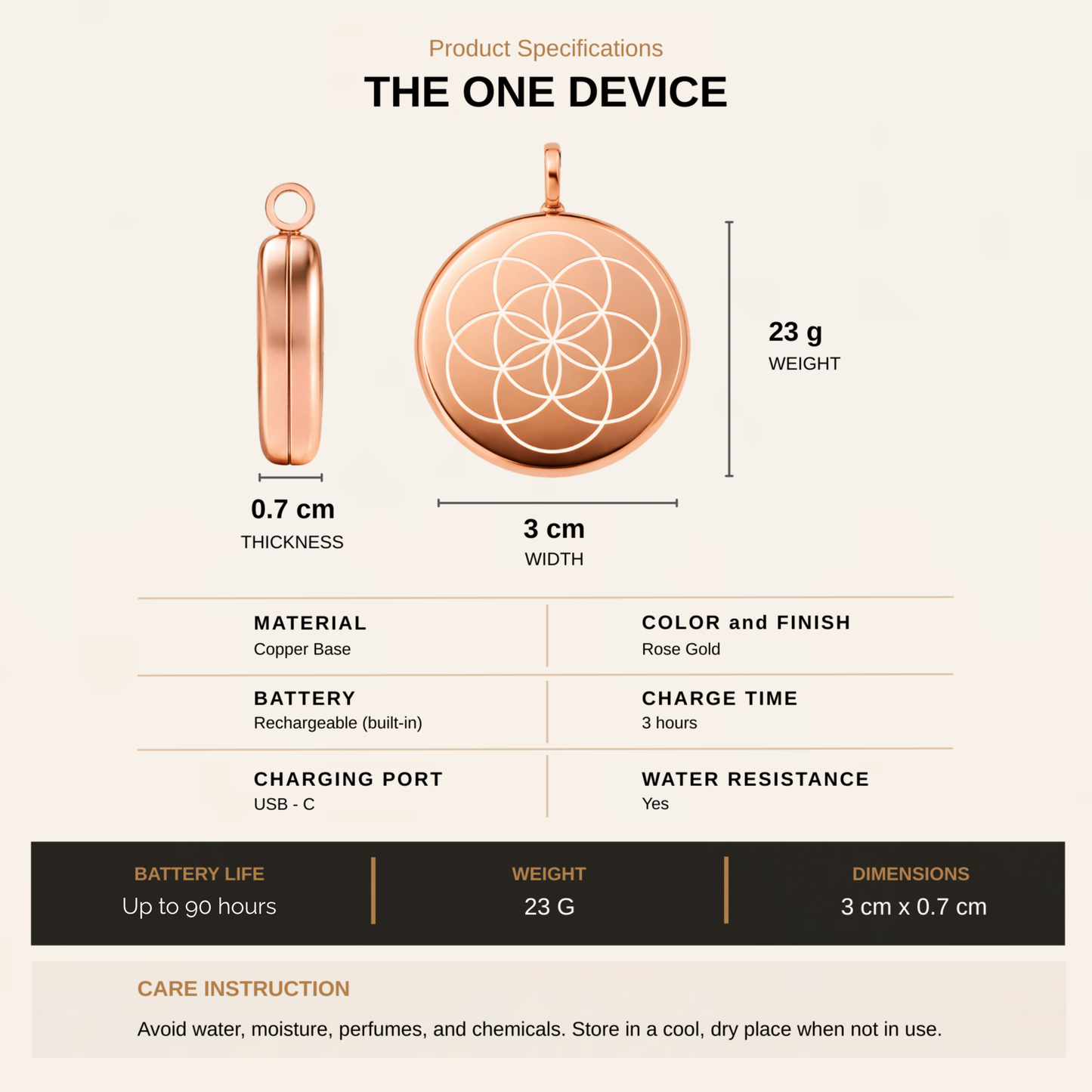 The One in Rose Gold