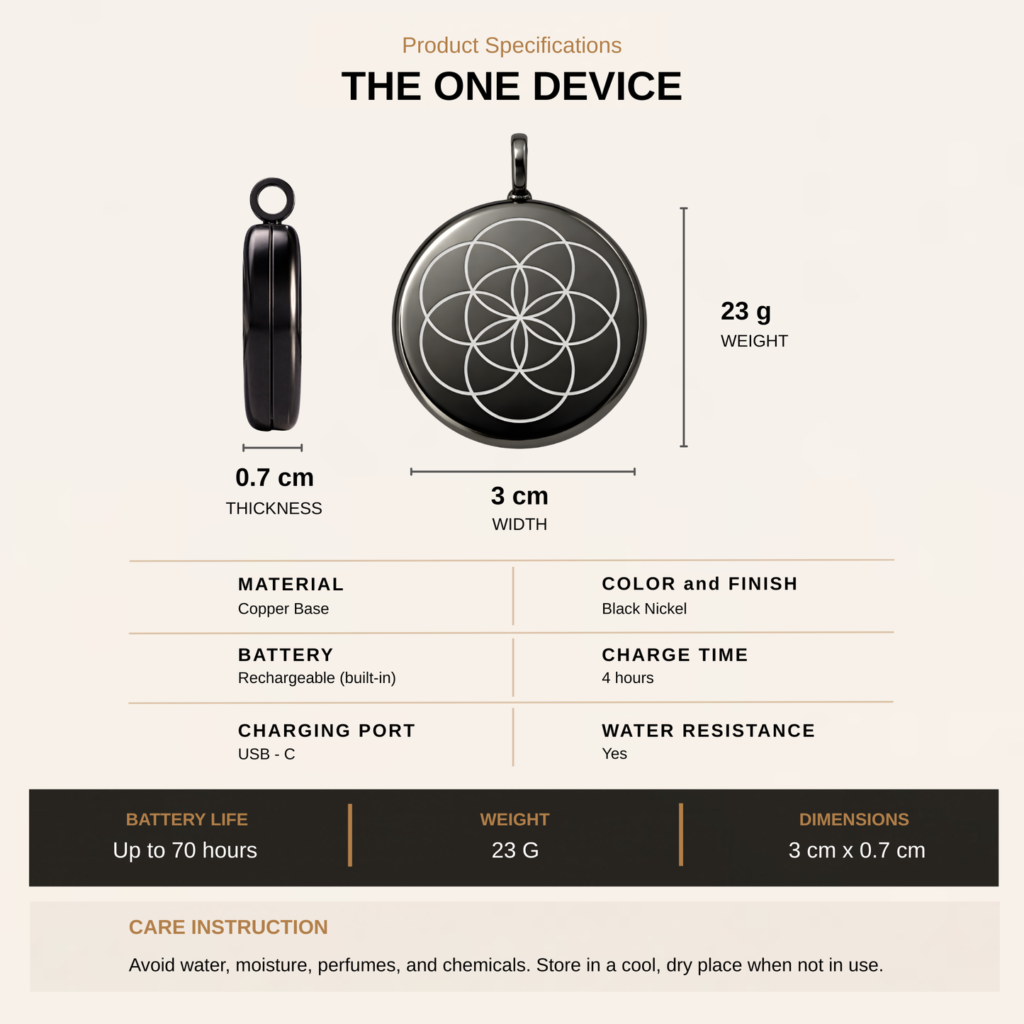 The One in Black Nickel