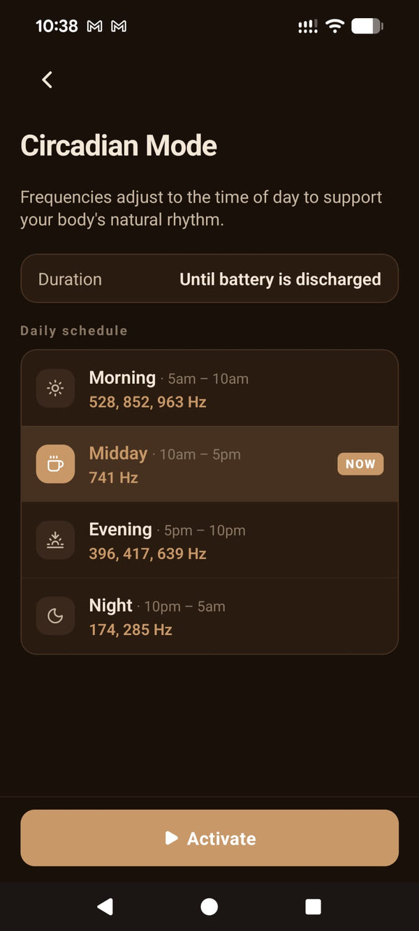Circadian Mode