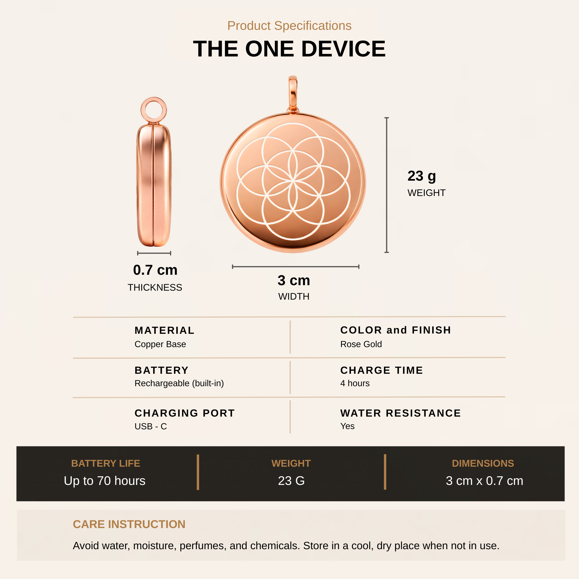 The One in Rose Gold
